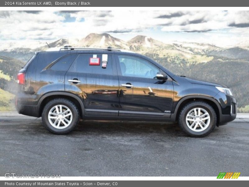 Ebony Black / Black 2014 Kia Sorento LX AWD