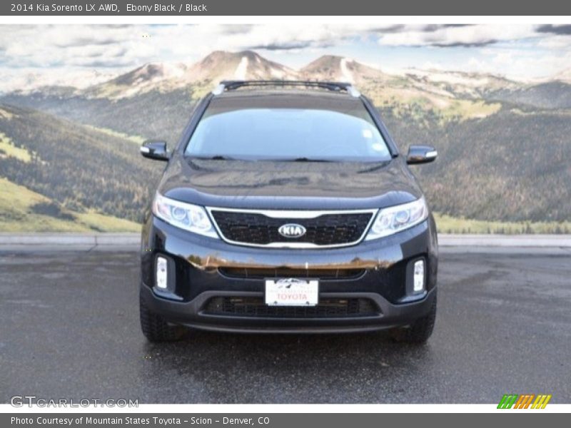 Ebony Black / Black 2014 Kia Sorento LX AWD