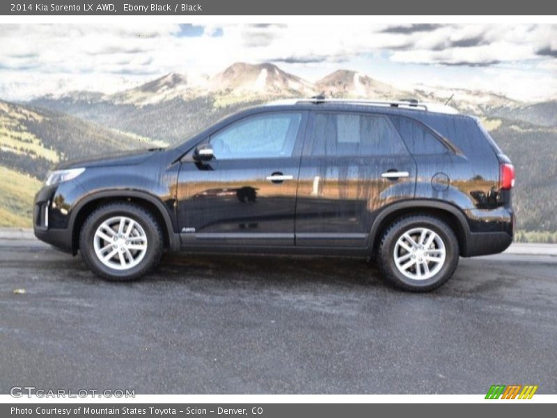 Ebony Black / Black 2014 Kia Sorento LX AWD