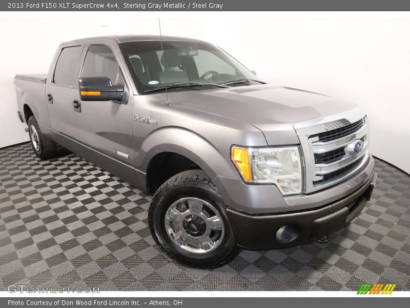 Sterling Gray Metallic / Steel Gray 2013 Ford F150 XLT SuperCrew 4x4