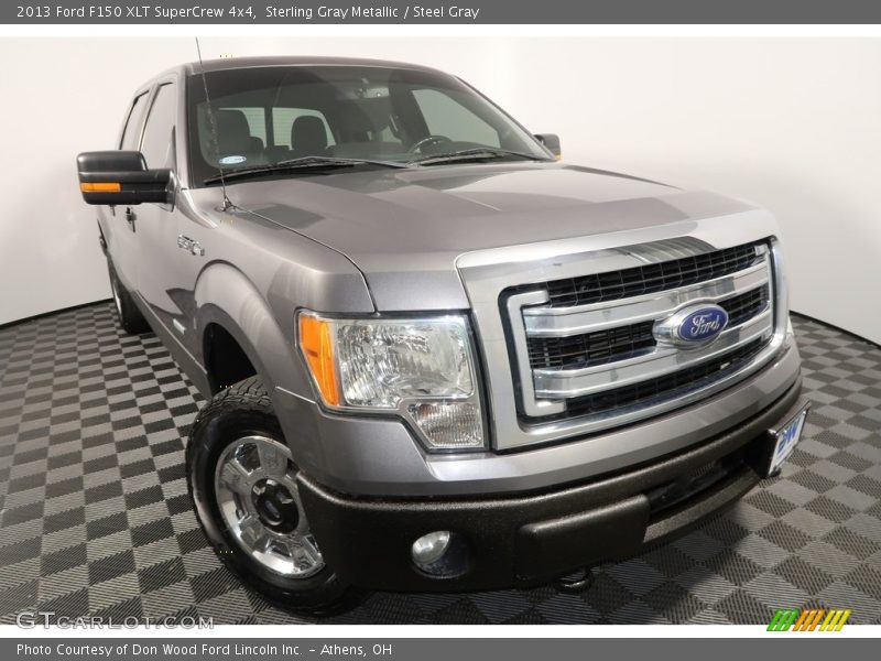 Sterling Gray Metallic / Steel Gray 2013 Ford F150 XLT SuperCrew 4x4