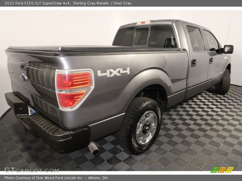 Sterling Gray Metallic / Steel Gray 2013 Ford F150 XLT SuperCrew 4x4