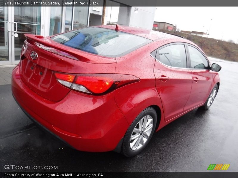Venetian Red / Black 2015 Hyundai Elantra SE Sedan