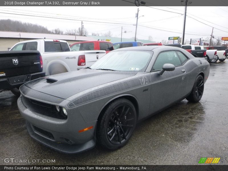 Destroyer Gray / Black 2018 Dodge Challenger T/A 392