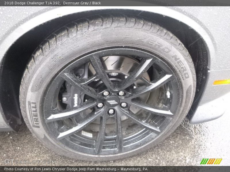 Destroyer Gray / Black 2018 Dodge Challenger T/A 392