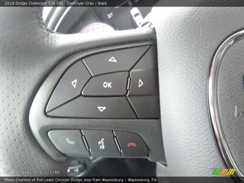 Destroyer Gray / Black 2018 Dodge Challenger T/A 392