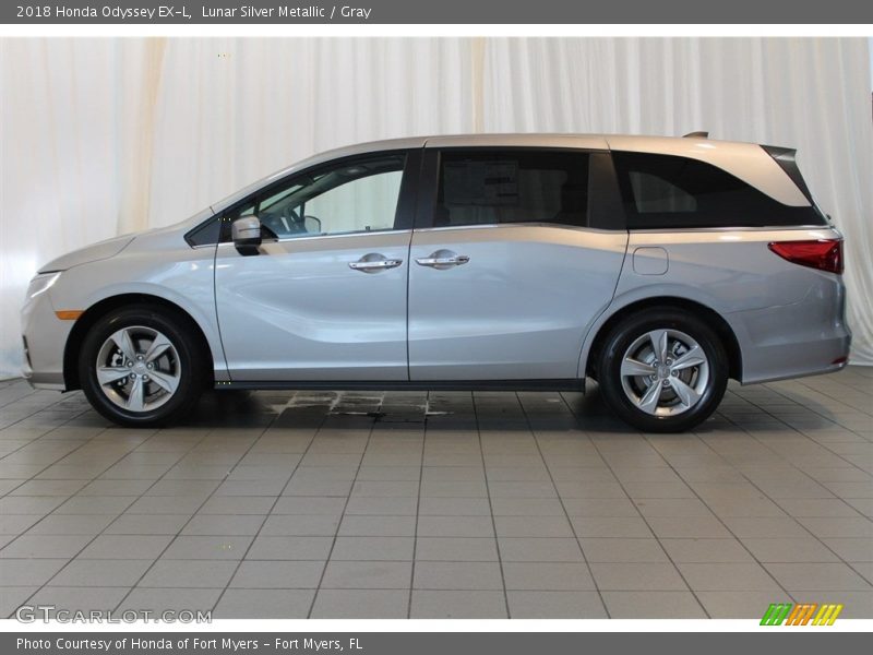 Lunar Silver Metallic / Gray 2018 Honda Odyssey EX-L