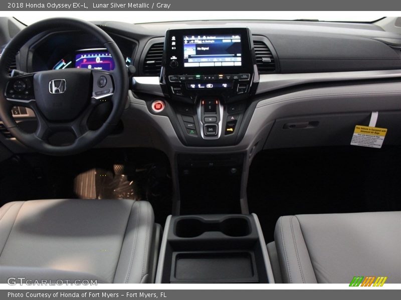 Lunar Silver Metallic / Gray 2018 Honda Odyssey EX-L
