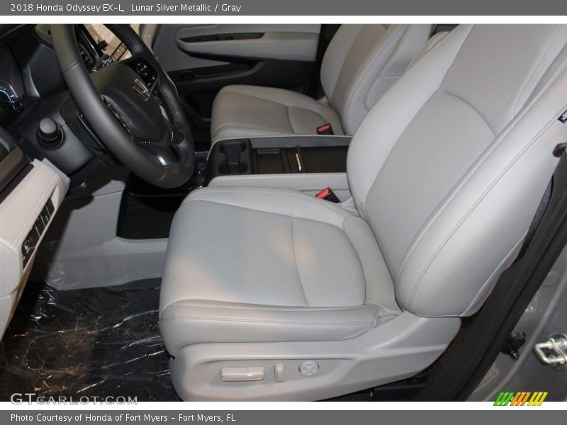 Lunar Silver Metallic / Gray 2018 Honda Odyssey EX-L