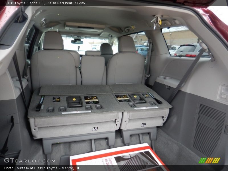 Salsa Red Pearl / Gray 2018 Toyota Sienna XLE