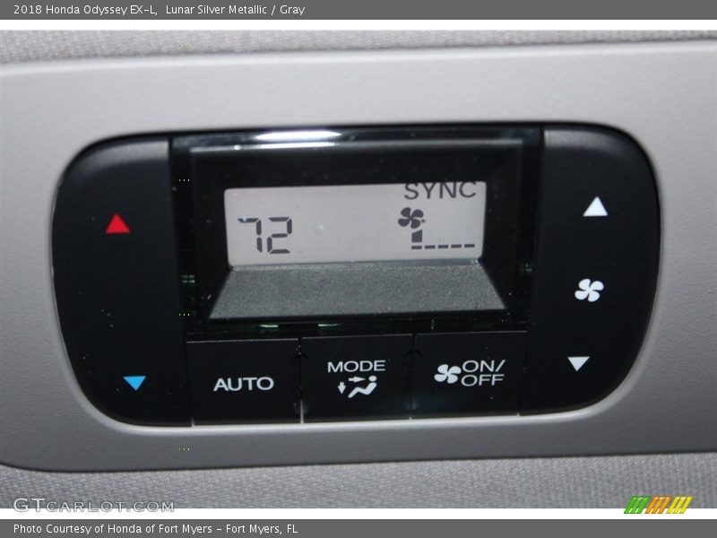 Lunar Silver Metallic / Gray 2018 Honda Odyssey EX-L