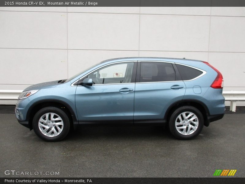 Mountain Air Metallic / Beige 2015 Honda CR-V EX