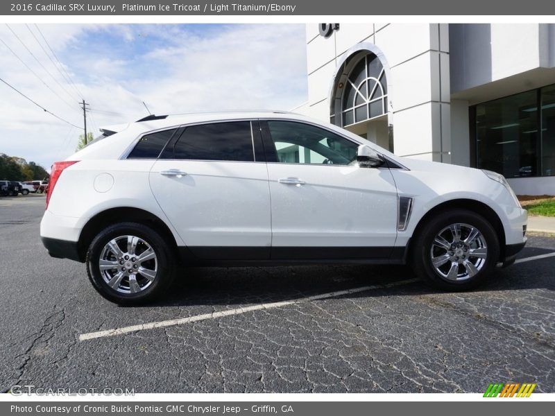 Platinum Ice Tricoat / Light Titanium/Ebony 2016 Cadillac SRX Luxury