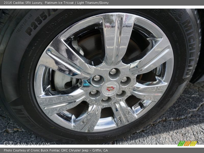 Platinum Ice Tricoat / Light Titanium/Ebony 2016 Cadillac SRX Luxury