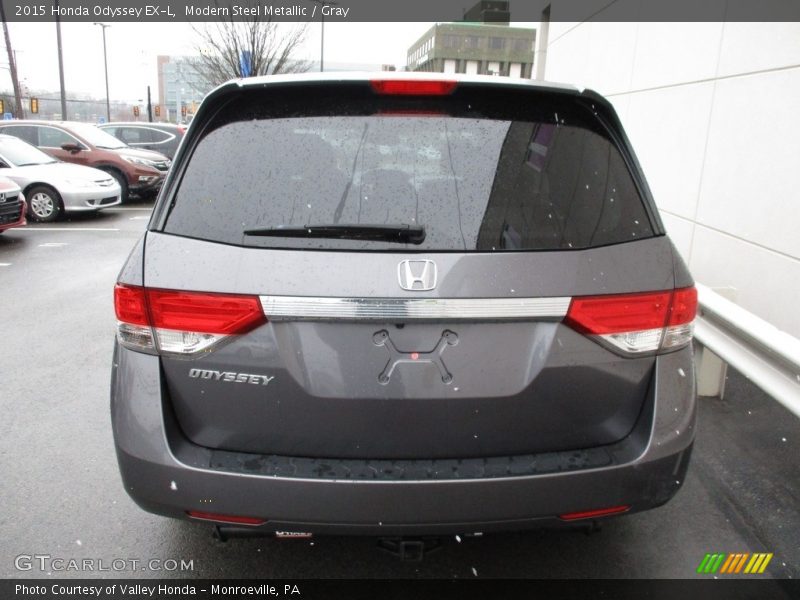 Modern Steel Metallic / Gray 2015 Honda Odyssey EX-L