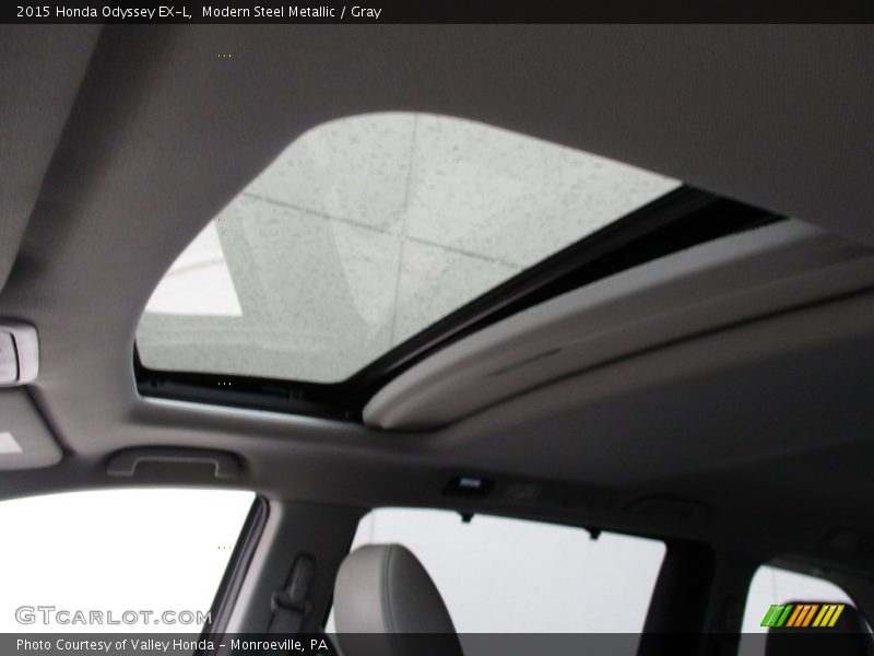 Modern Steel Metallic / Gray 2015 Honda Odyssey EX-L