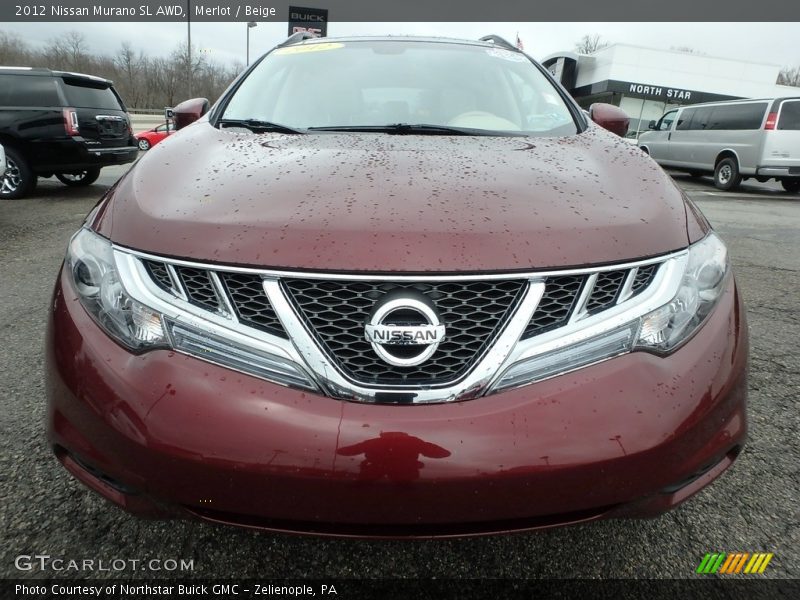 Merlot / Beige 2012 Nissan Murano SL AWD