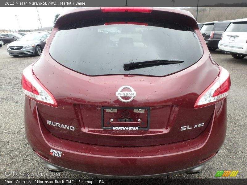 Merlot / Beige 2012 Nissan Murano SL AWD