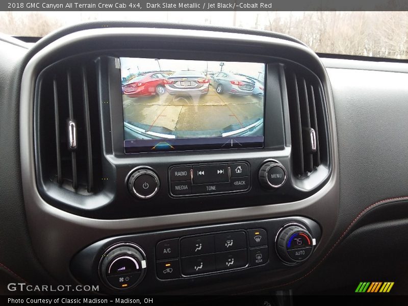 Dark Slate Metallic / Jet Black/­Cobalt Red 2018 GMC Canyon All Terrain Crew Cab 4x4