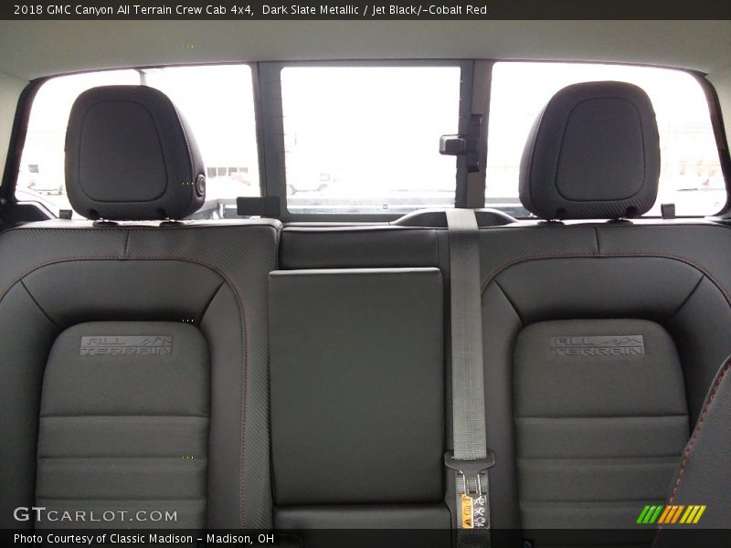 Dark Slate Metallic / Jet Black/­Cobalt Red 2018 GMC Canyon All Terrain Crew Cab 4x4