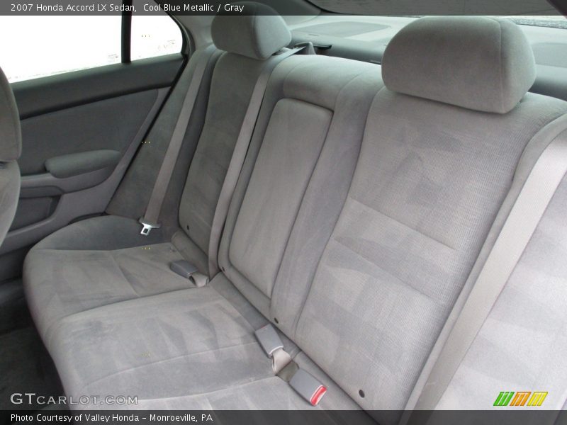 Cool Blue Metallic / Gray 2007 Honda Accord LX Sedan