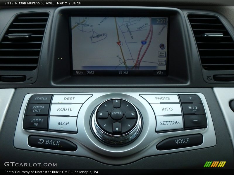 Merlot / Beige 2012 Nissan Murano SL AWD