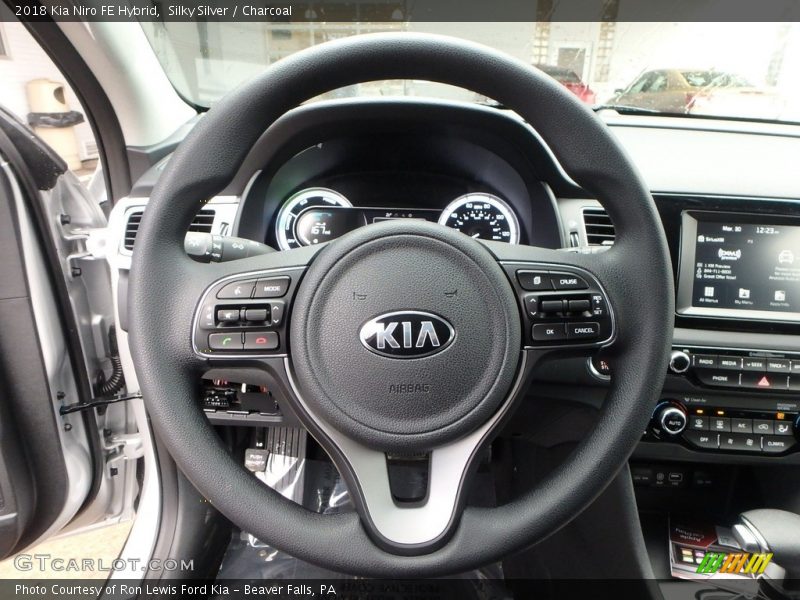 Silky Silver / Charcoal 2018 Kia Niro FE Hybrid