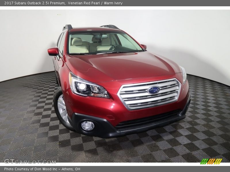 Venetian Red Pearl / Warm Ivory 2017 Subaru Outback 2.5i Premium