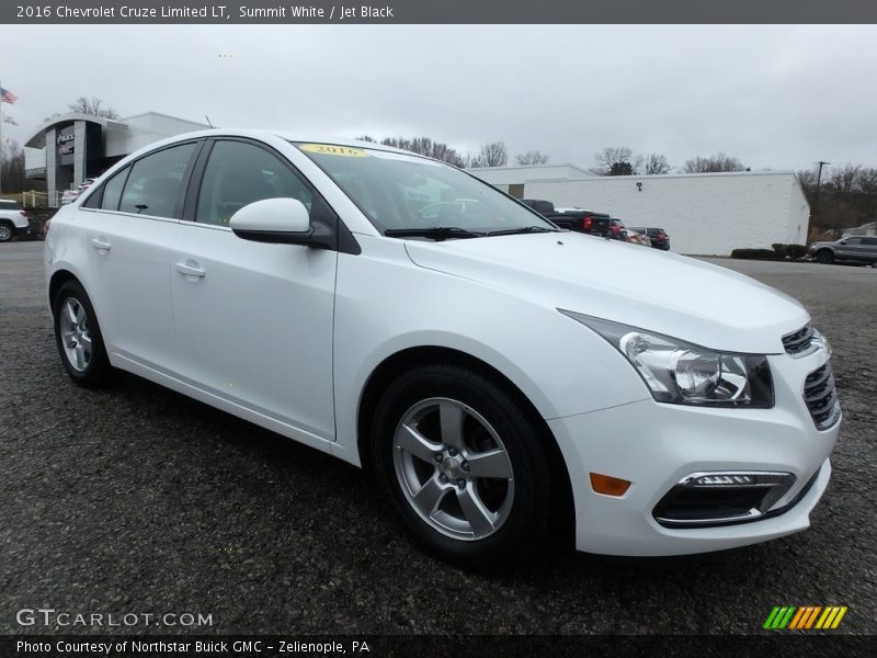 Summit White / Jet Black 2016 Chevrolet Cruze Limited LT