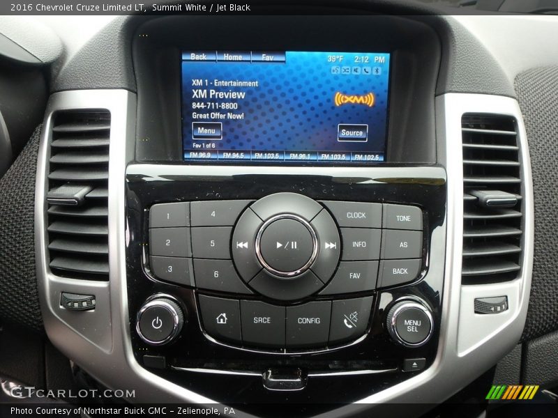 Summit White / Jet Black 2016 Chevrolet Cruze Limited LT