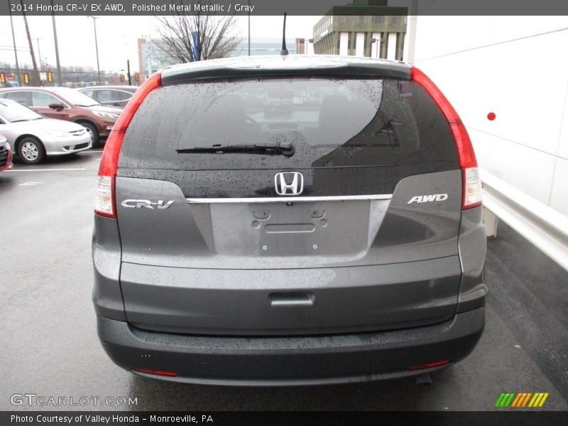 Polished Metal Metallic / Gray 2014 Honda CR-V EX AWD