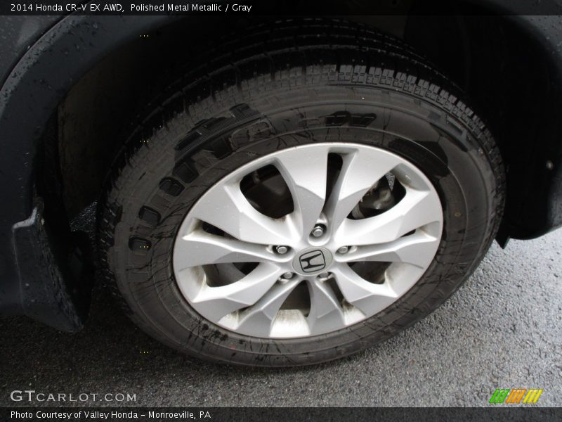 Polished Metal Metallic / Gray 2014 Honda CR-V EX AWD