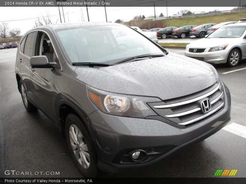 Polished Metal Metallic / Gray 2014 Honda CR-V EX AWD