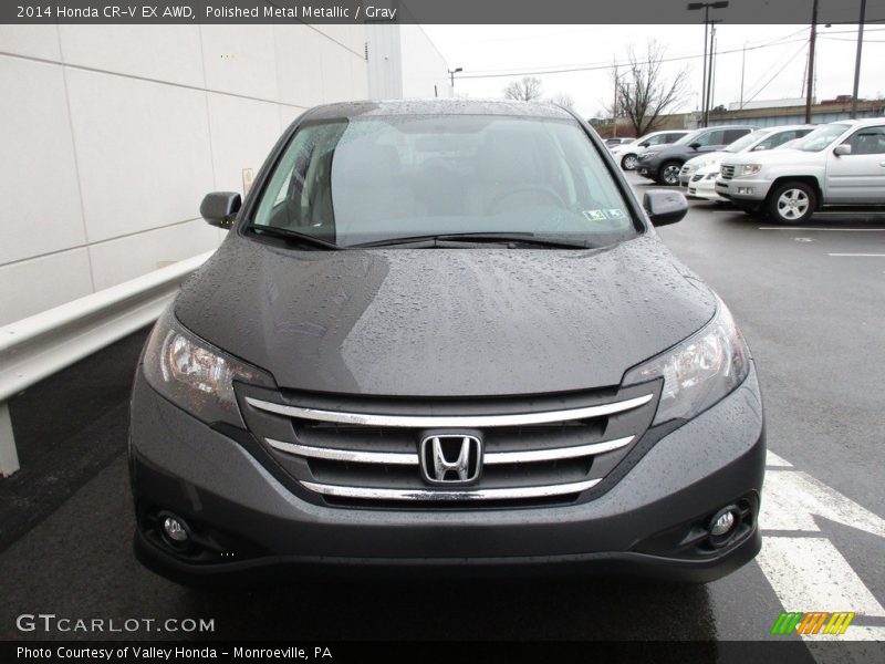 Polished Metal Metallic / Gray 2014 Honda CR-V EX AWD