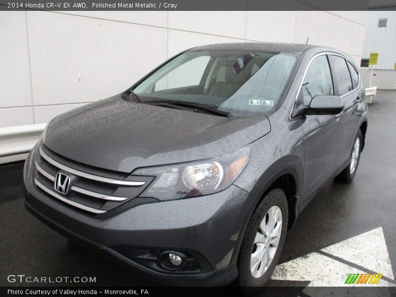 Polished Metal Metallic / Gray 2014 Honda CR-V EX AWD