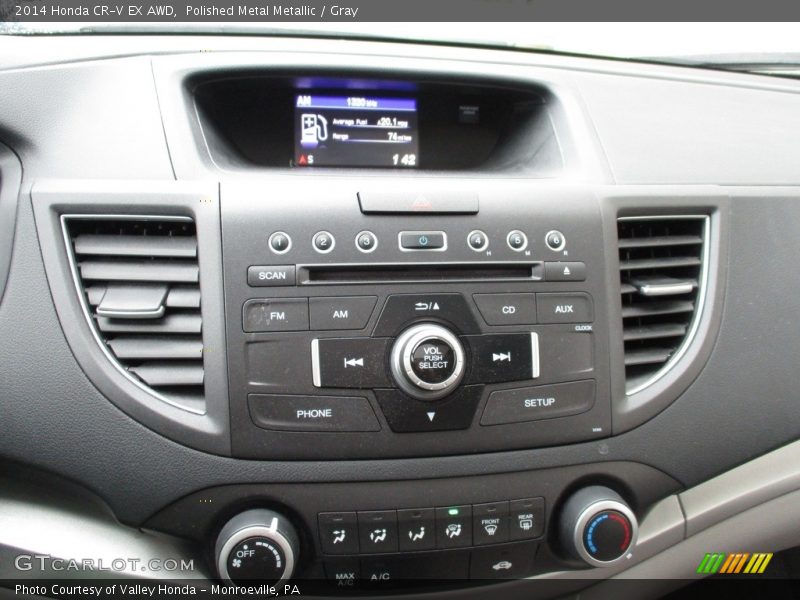 Polished Metal Metallic / Gray 2014 Honda CR-V EX AWD