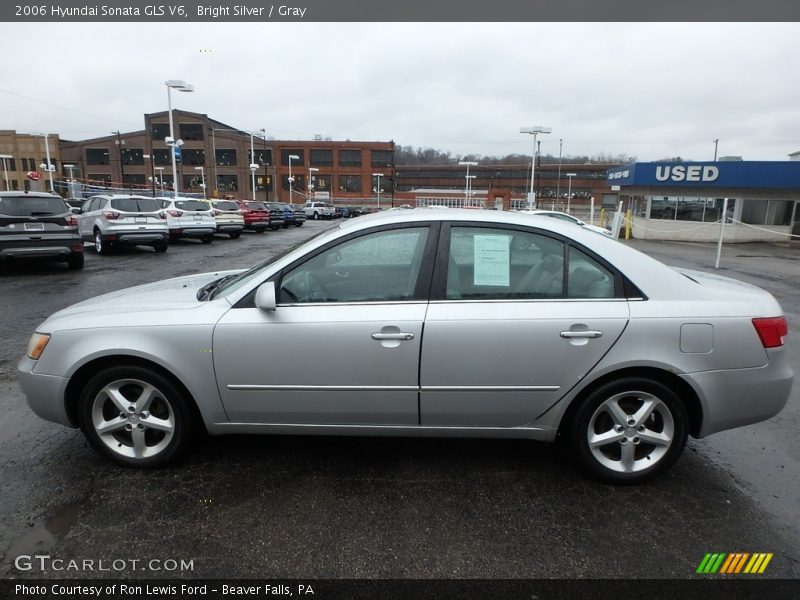 Bright Silver / Gray 2006 Hyundai Sonata GLS V6