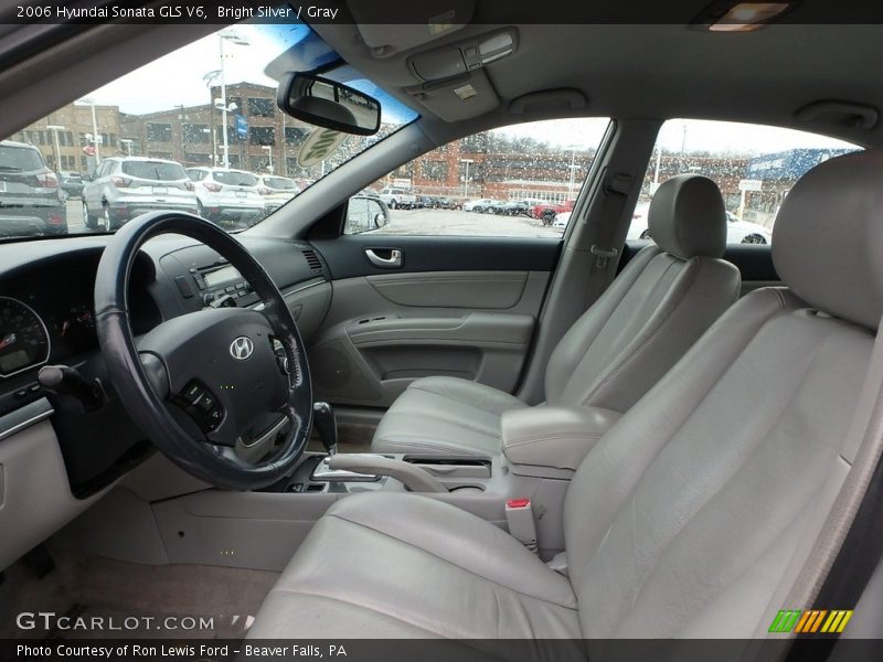 Bright Silver / Gray 2006 Hyundai Sonata GLS V6