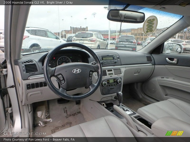 Bright Silver / Gray 2006 Hyundai Sonata GLS V6