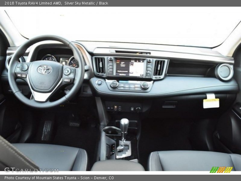 Silver Sky Metallic / Black 2018 Toyota RAV4 Limited AWD