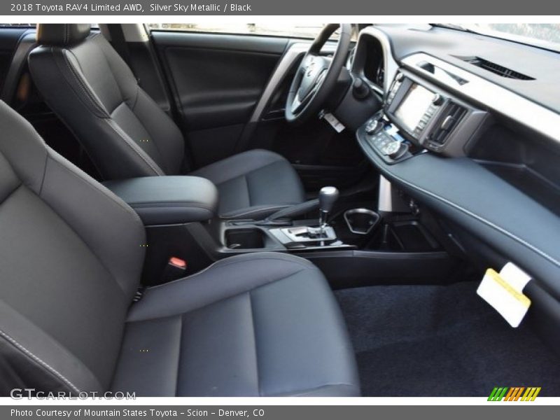 Silver Sky Metallic / Black 2018 Toyota RAV4 Limited AWD