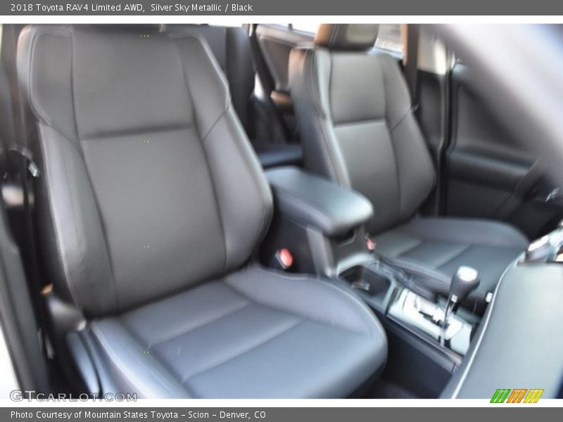Silver Sky Metallic / Black 2018 Toyota RAV4 Limited AWD