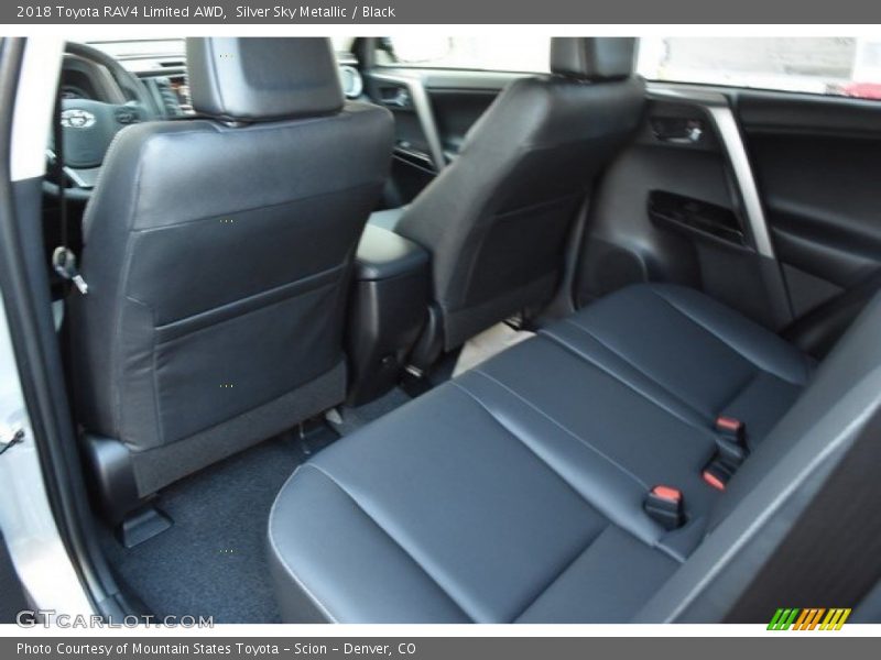 Silver Sky Metallic / Black 2018 Toyota RAV4 Limited AWD