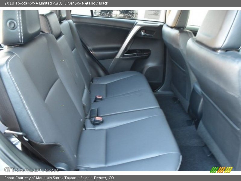 Silver Sky Metallic / Black 2018 Toyota RAV4 Limited AWD