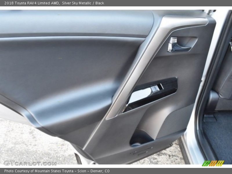 Silver Sky Metallic / Black 2018 Toyota RAV4 Limited AWD