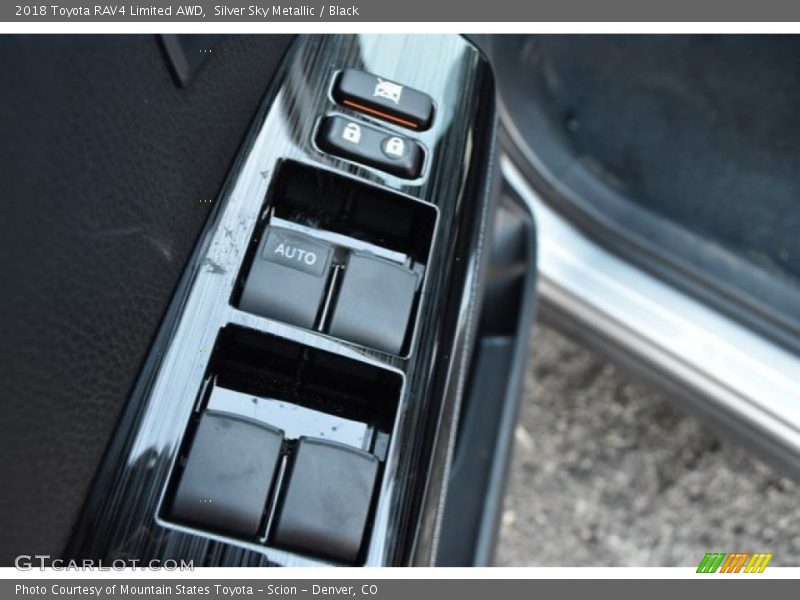 Silver Sky Metallic / Black 2018 Toyota RAV4 Limited AWD