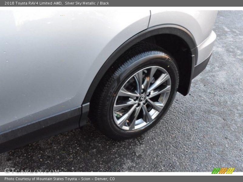 Silver Sky Metallic / Black 2018 Toyota RAV4 Limited AWD