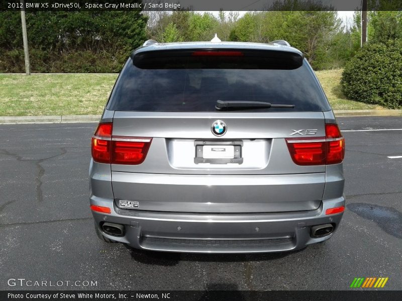 Space Gray Metallic / Sand Beige 2012 BMW X5 xDrive50i