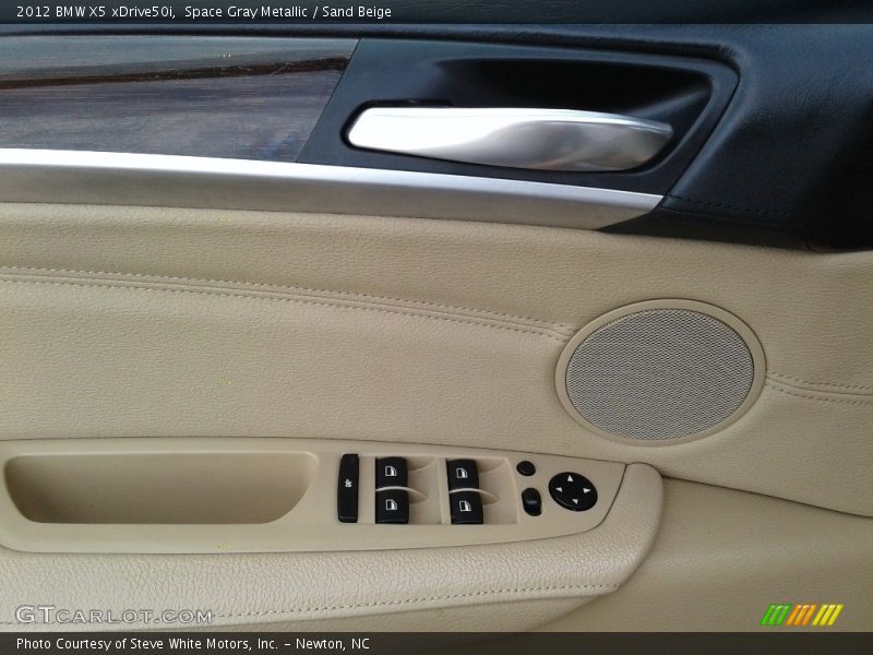 Space Gray Metallic / Sand Beige 2012 BMW X5 xDrive50i