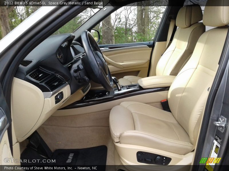 Space Gray Metallic / Sand Beige 2012 BMW X5 xDrive50i